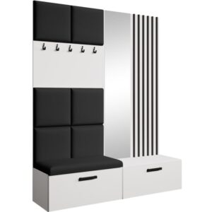 Wohnli Möbelsuche - Garderobe mit gepolsterten Paneelen