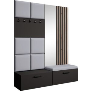 Wohnli Möbelsuche - Garderobe mit gepolsterten Paneelen