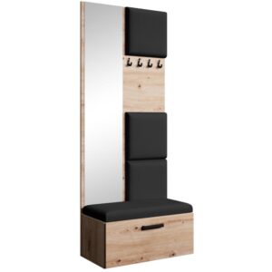 Wohnli Möbelsuche - Garderobe mit gepolsterten Paneelen