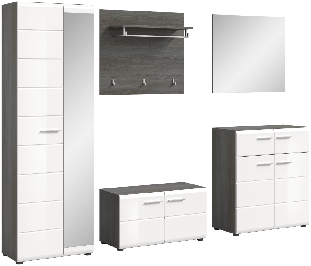 Wohnli Möbelsuche - Garderobenkombination aus Spanplatte