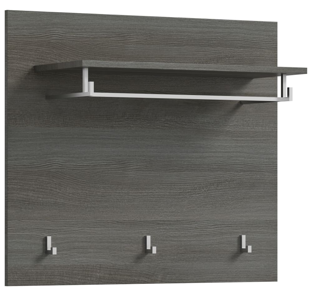 wohnli-moebel-suche-Garderobenpaneel-aus-Spanplatte-80x70x27-cm-Rauchsilber Wohnli Möbelsuche - Garderobenpaneel aus Spanplatte