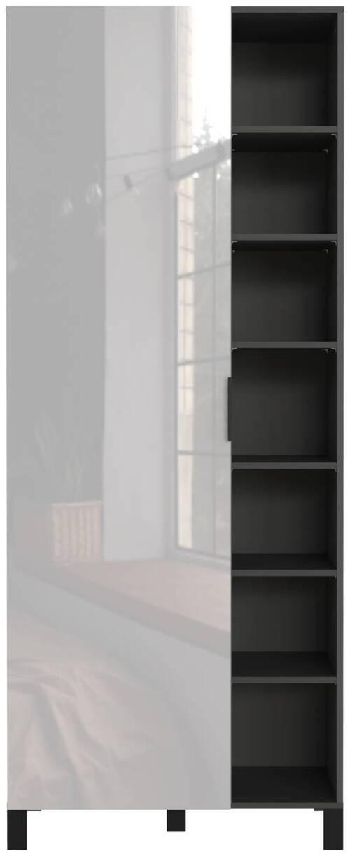 wohnli-moebel-suche-Garderobenschrank-Ceduna-in-GraphitfarbenGrau Wohnli Möbelsuche - Garderobenschrank Ceduna in Graphitfarben/Grau.