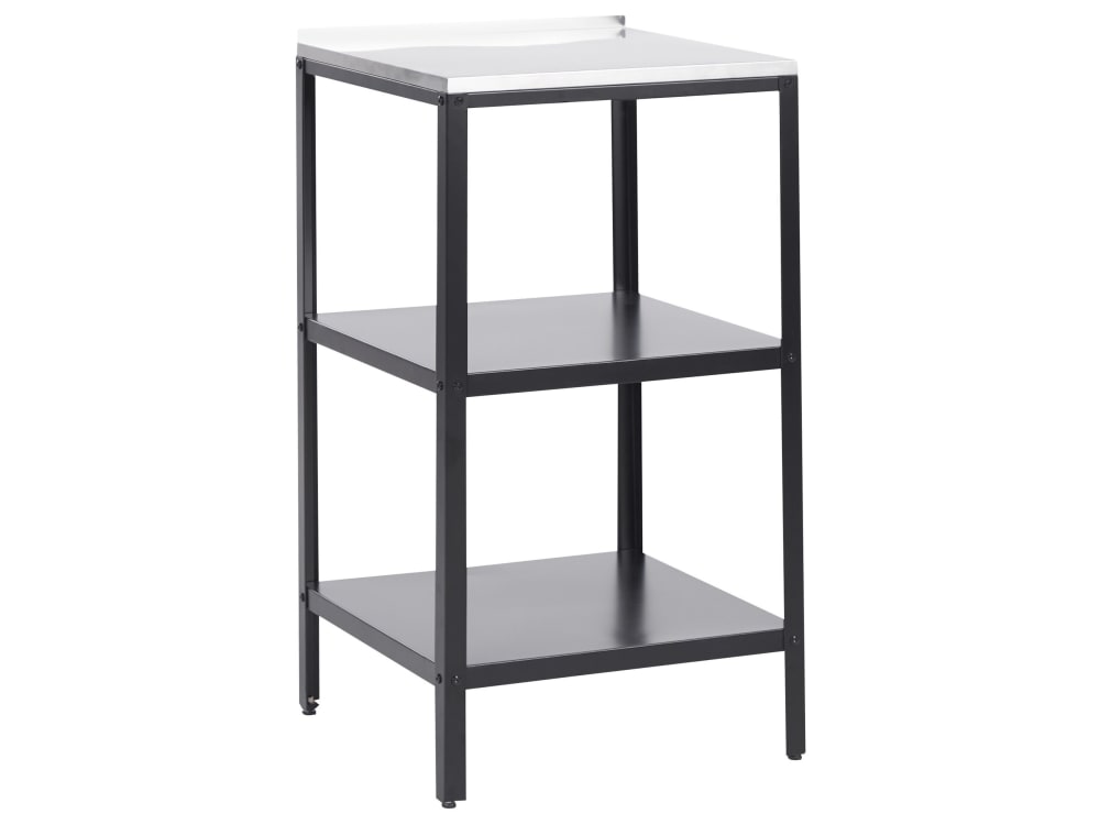 Wohnli Möbelsuche - Garten-Outdoor-Kücheninsel aus Metall 50 x 50 x 90cm