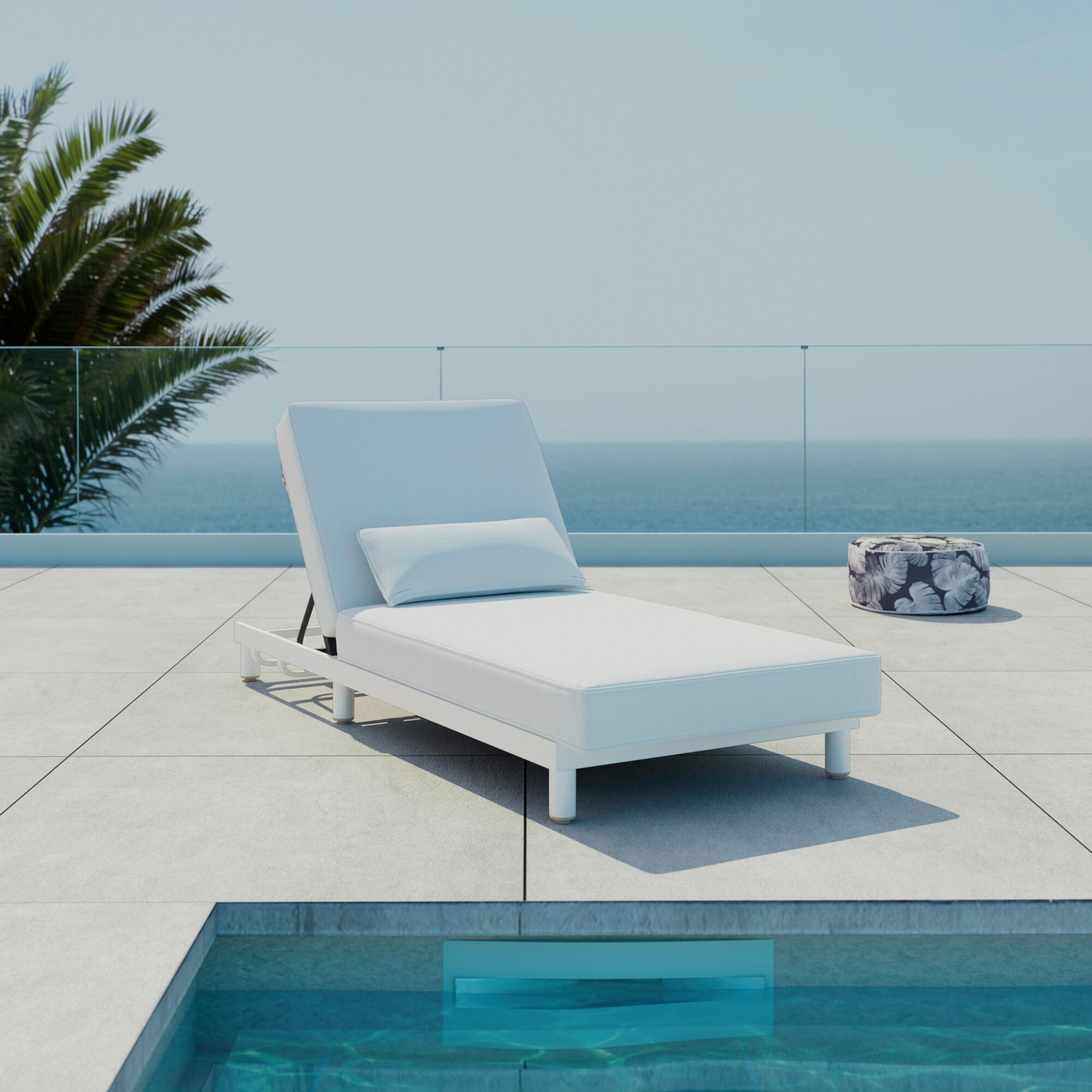 wohnli-moebel-suche-Gartenliege-Marina-Weiss-MetallTextil-inkl-Abdeckung Wohnli Möbelsuche - Gartenliege Marina Weiß Metall/Textil inkl. Abdeckung