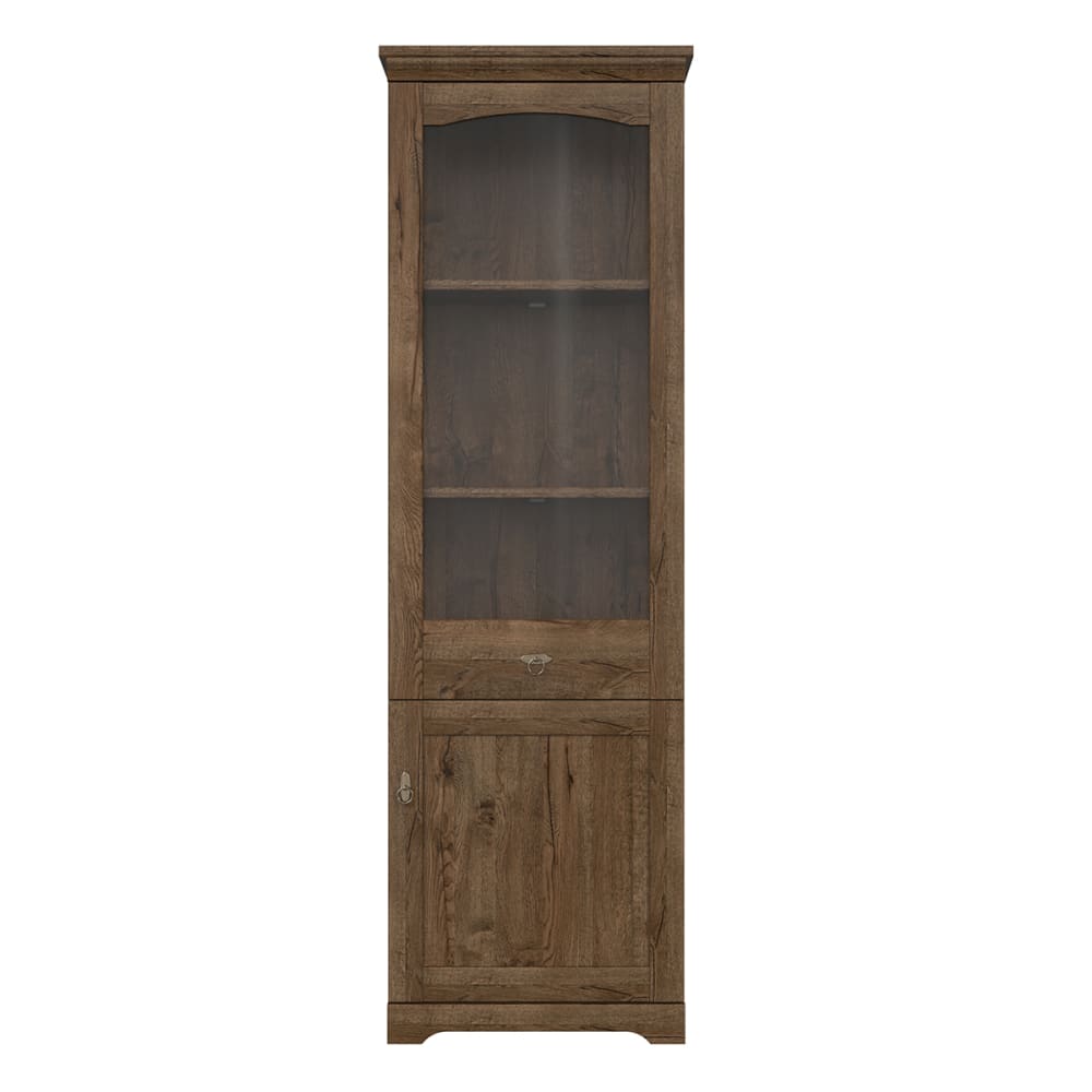 wohnli-moebel-suche-Geschirrschrank-mit-2-Tueren-Dunkle-Holzoptik-201cm Wohnli Möbelsuche - Geschirrschrank mit 2 Türen