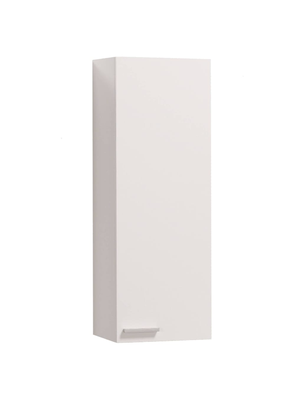 Wohnli Möbelsuche - Glänzend weißes Wandelement in Holzoptik