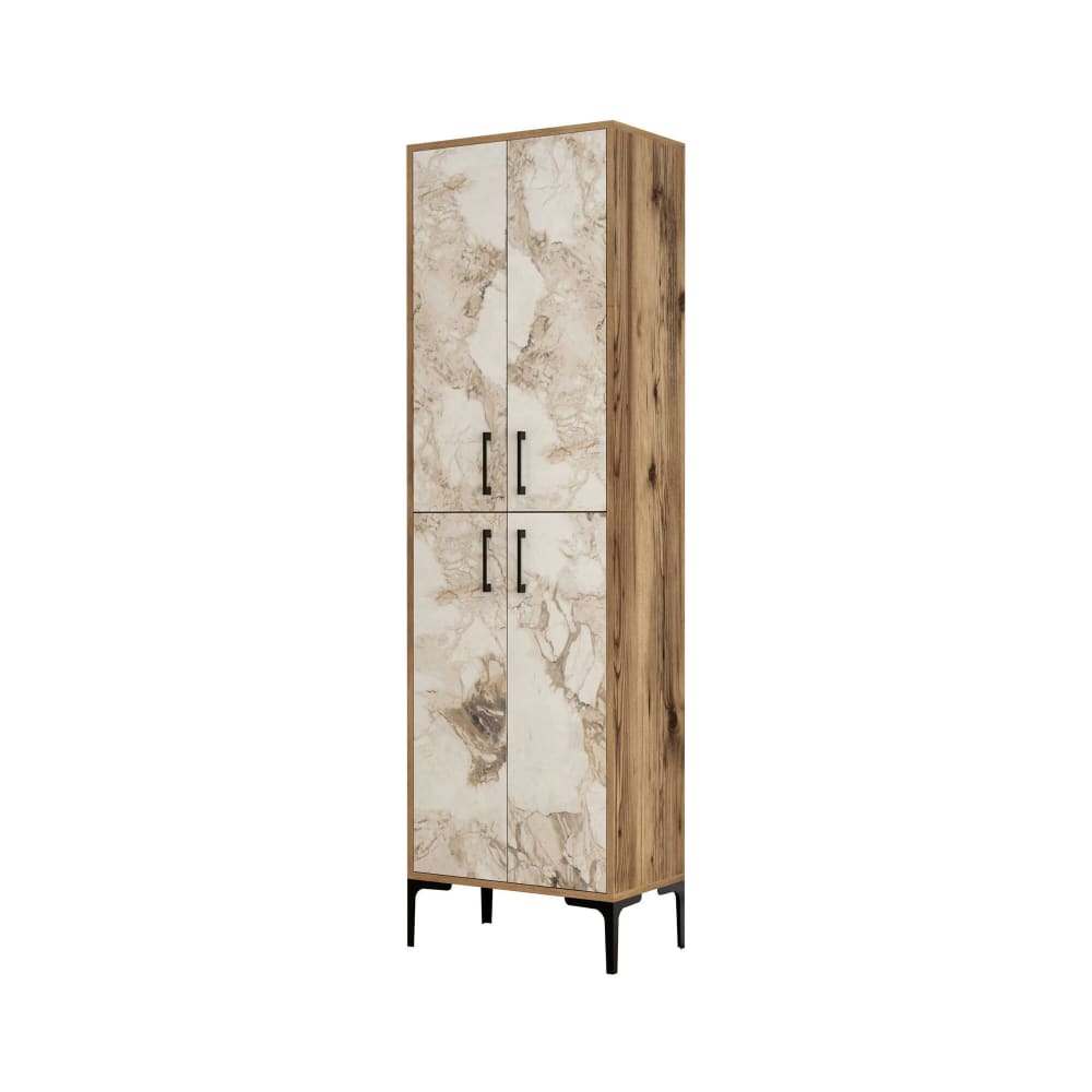 wohnli-moebel-suche-Grosser-Mehrzweckschrank-Holzeffekt-walnuss-weisser-marmor-60x35-cm Wohnli Möbelsuche - Großer Mehrzweckschrank Holzeffekt walnuss