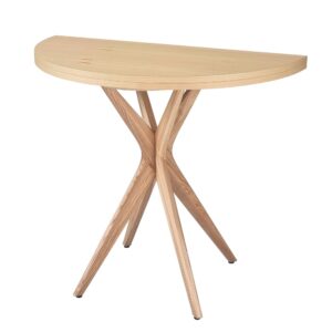 Wohnli Möbelsuche - Halbrunder Esstisch aus Holz