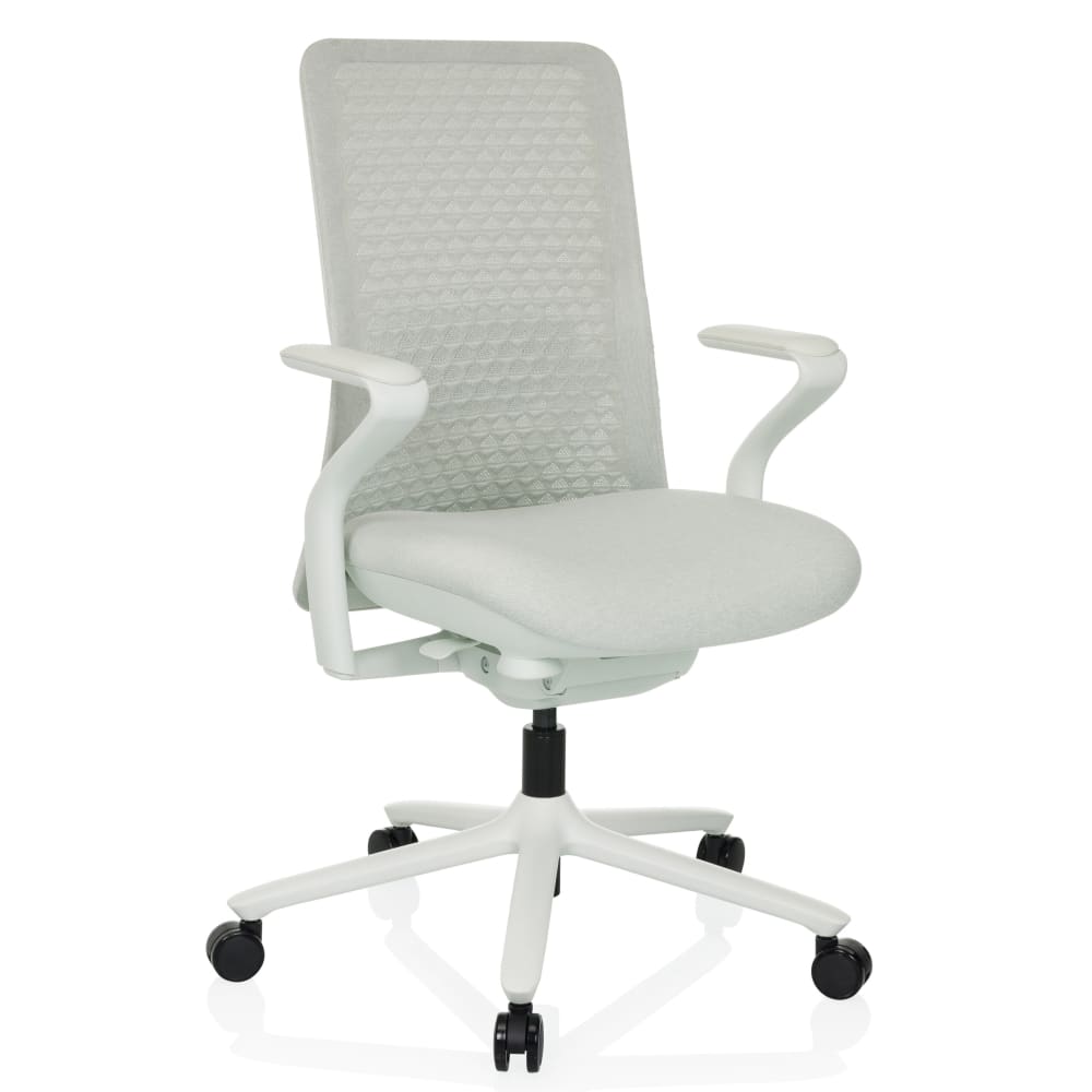 wohnli-moebel-suche-High-End-Buerostuhl-aus-StoffNetzstoff-Lichtgrau Wohnli Möbelsuche - High End Bürostuhl aus Stoff / Netzstoff