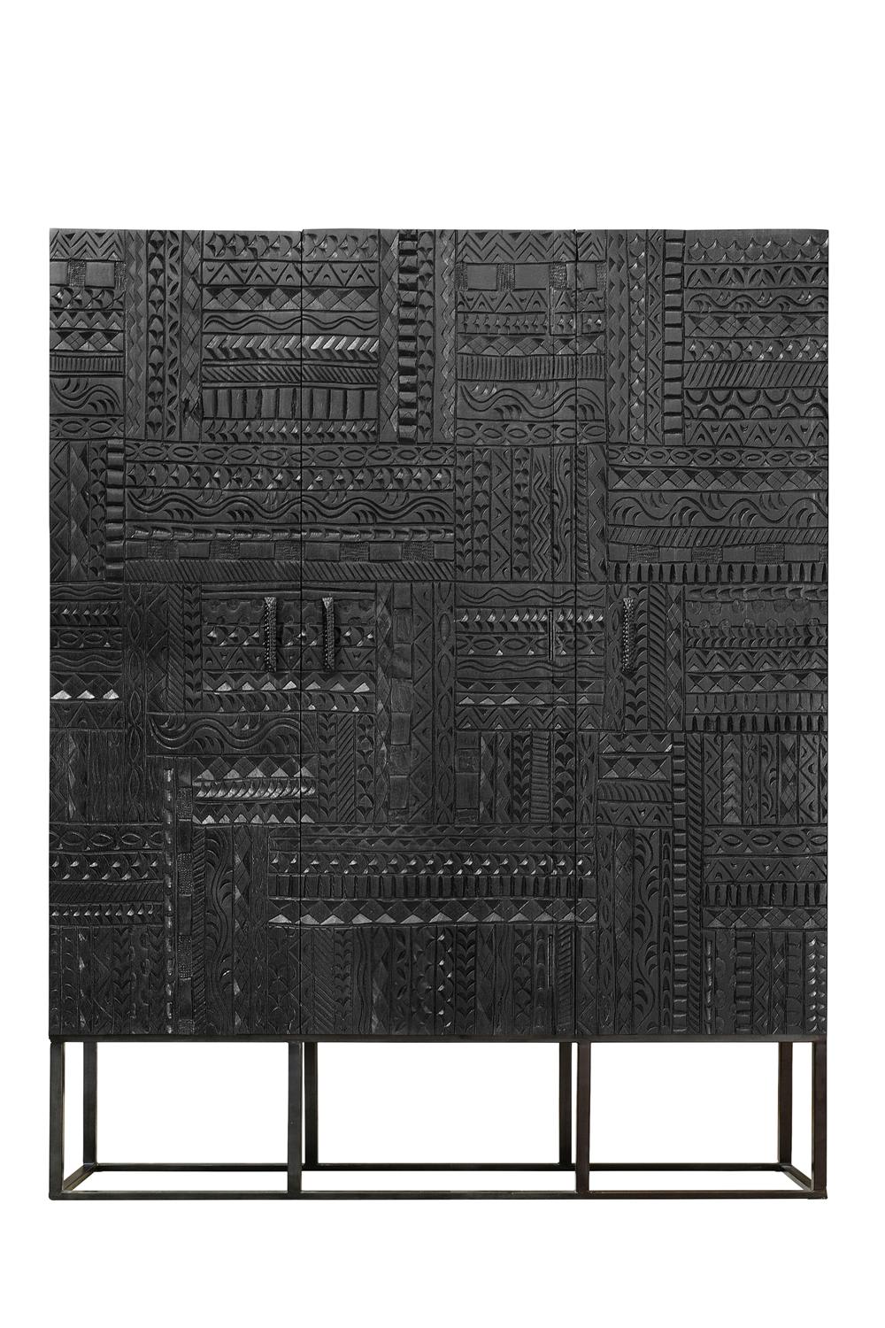 wohnli-moebel-suche-Highboard-aus-Mangoholz-und-dunklem-Metall Wohnli Möbelsuche - Highboard aus Mangoholz und dunklem Metall