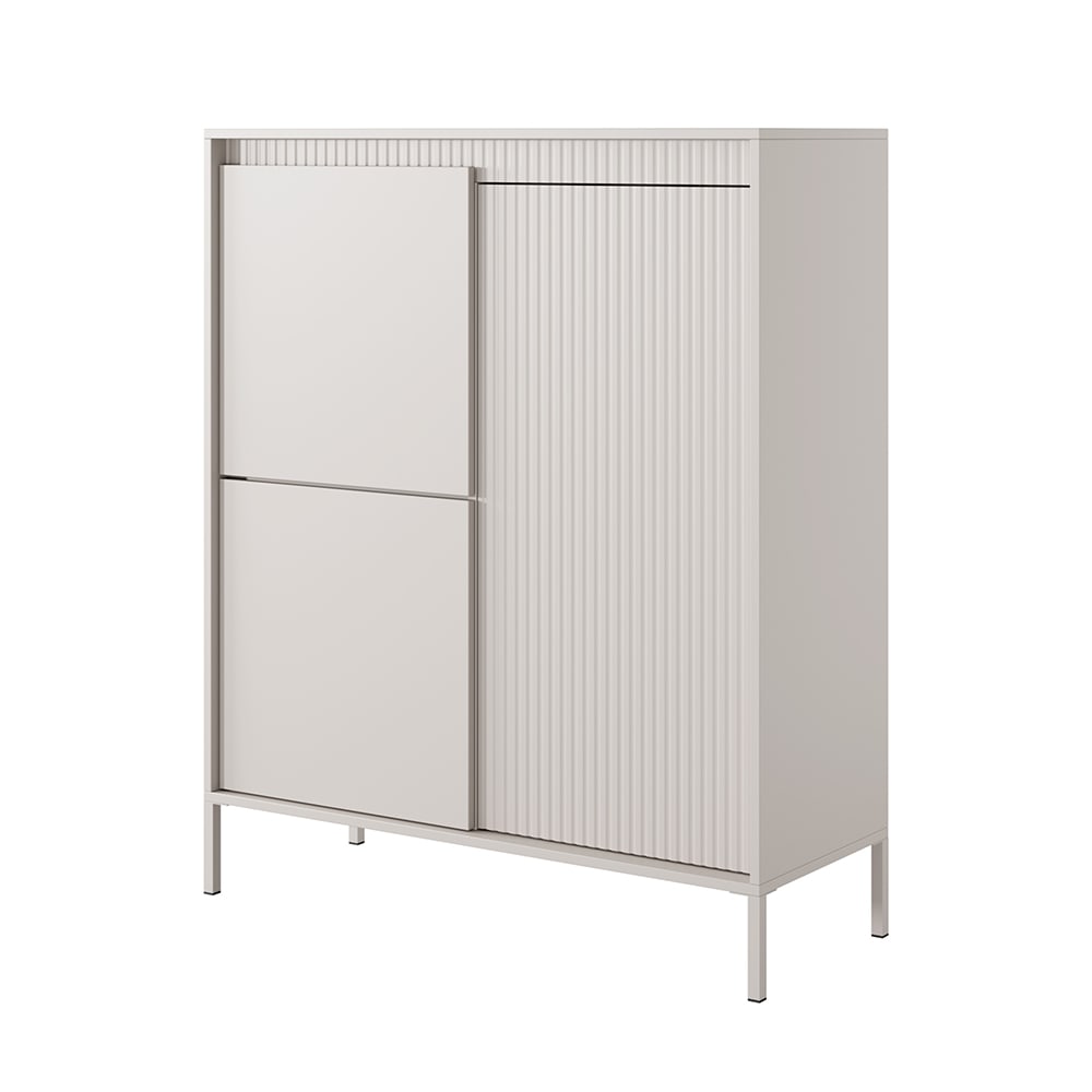 wohnli-moebel-suche-Highboard-mit-viel-Stauraum-aus-MDF-68x68x49cm-beige Wohnli Möbelsuche - Highboard mit viel Stauraum aus MDF