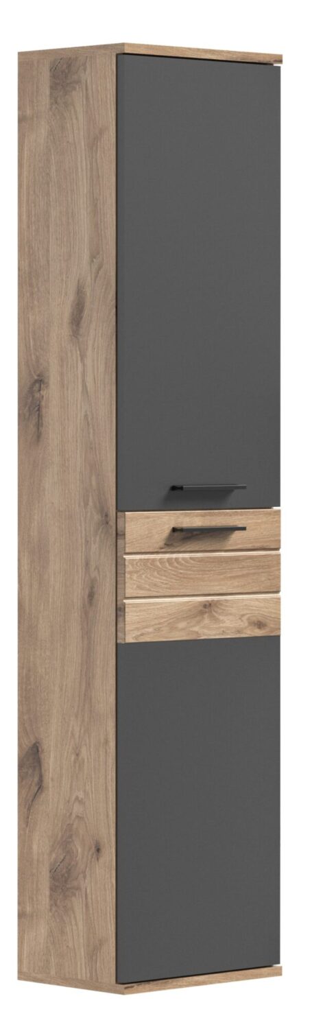wohnli-moebel-suche-Hochschrank-aus-Spanplatte-37x152x24-cm-Nox-Oak Wohnli Möbelsuche - Hochschrank aus Spanplatte