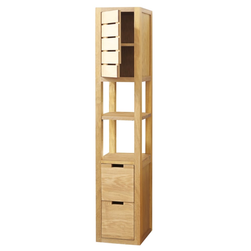 Wohnli Möbelsuche - Hochschrank aus massivem Eichenholz