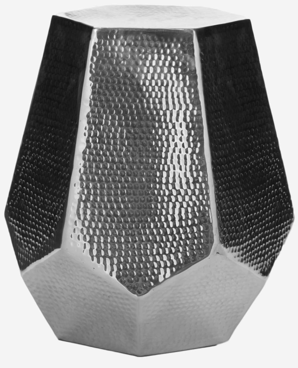 Wohnli Möbelsuche - Hocker aus aluminium silber