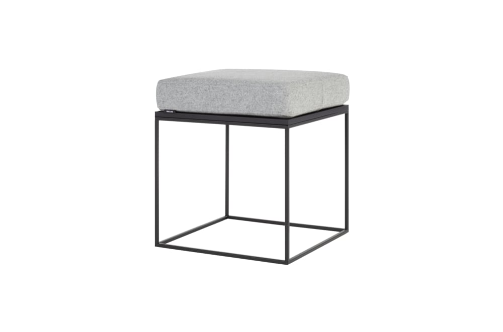 wohnli-moebel-suche-Hocker-aus-Eichefurnier-und-Stahl-mit-Kissen-schwarz-grau Wohnli Möbelsuche - Hocker aus Eichefurnier und Stahl mit Kissen