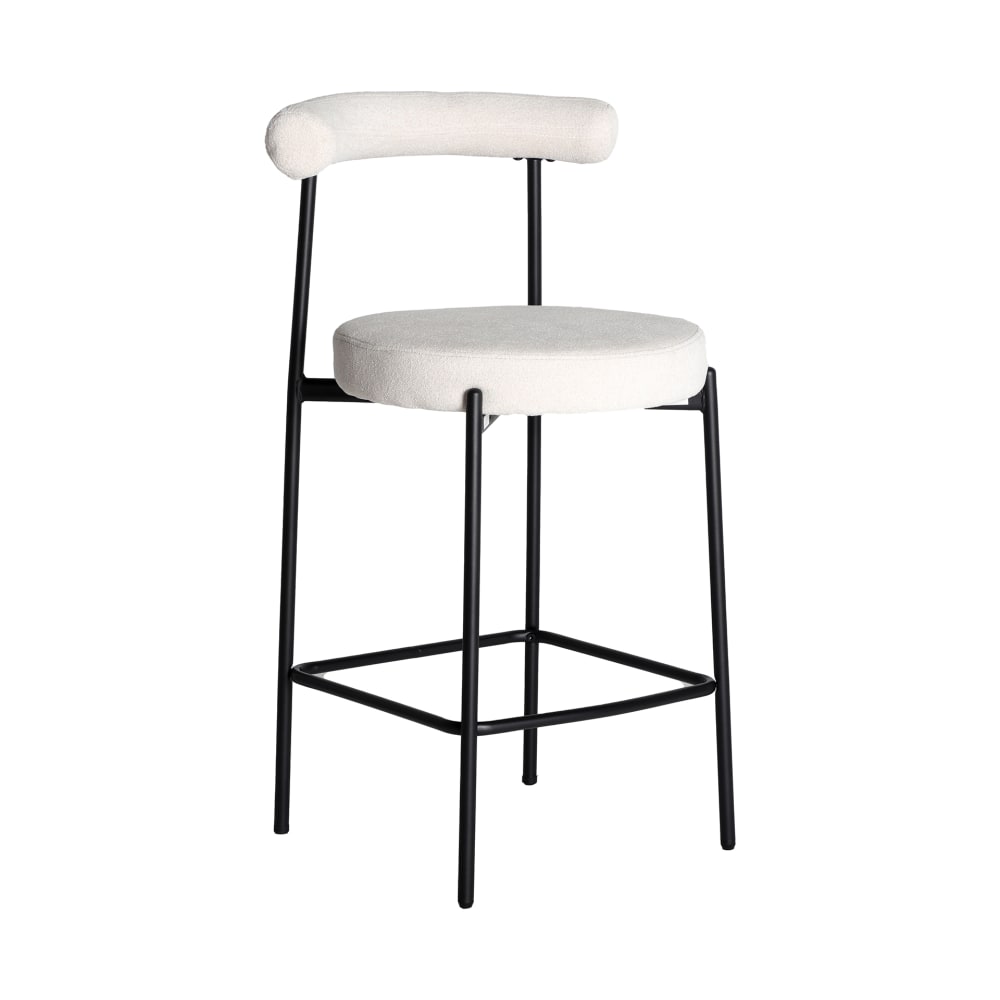 wohnli-moebel-suche-Hocker-aus-Polyester-in-off-white-Farbe-54x53x95cm Wohnli Möbelsuche - Hocker aus Polyester in off-white Farbe 54x53x95cm