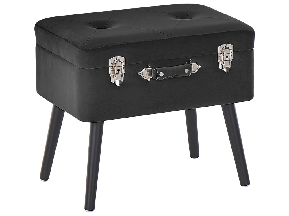 Wohnli Möbelsuche - Hocker aus Samtstoff L36
