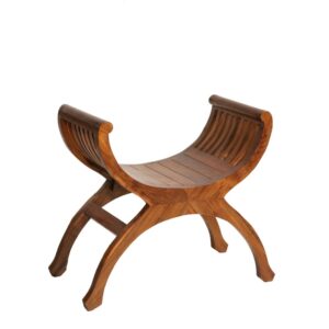 Wohnli Möbelsuche - Hocker für 1 Person aus Teakholz