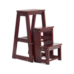 Wohnli Möbelsuche - Hockerleiter aus Kiefernholz 57x38x65cm