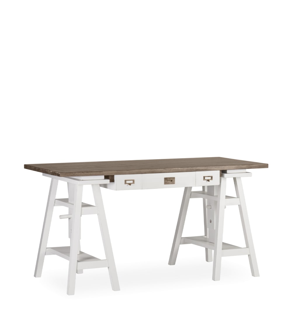 wohnli-moebel-suche-Hoehenverstellbarer-Schreibtisch-aus-Holz-L-150-cm-weiss Wohnli Möbelsuche - Höhenverstellbarer Schreibtisch aus Holz