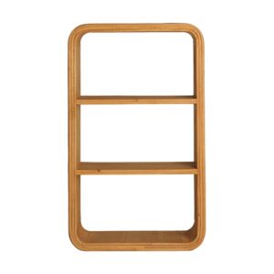 wohnli-moebel-suche-Hoelzernes-Buecherregal-aus-Paulownia-in-hellbrauner-Farbe-49x18x82cm Wohnli Möbelsuche - Hölzernes Bücherregal aus Paulownia in hellbrauner Farbe 49x18x82cm