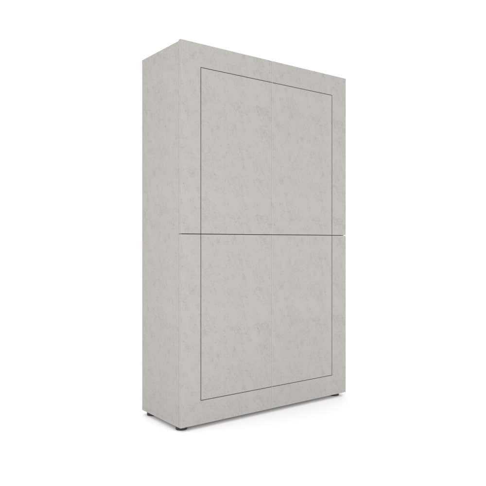 wohnli-moebel-suche-Hohe-Kommode-4-tuerig-100x35x165cm-in-Holzoptik-Kaschmir Wohnli Möbelsuche - Hohe Kommode 4-türig 100x35x165cm in Holzoptik Kaschmir