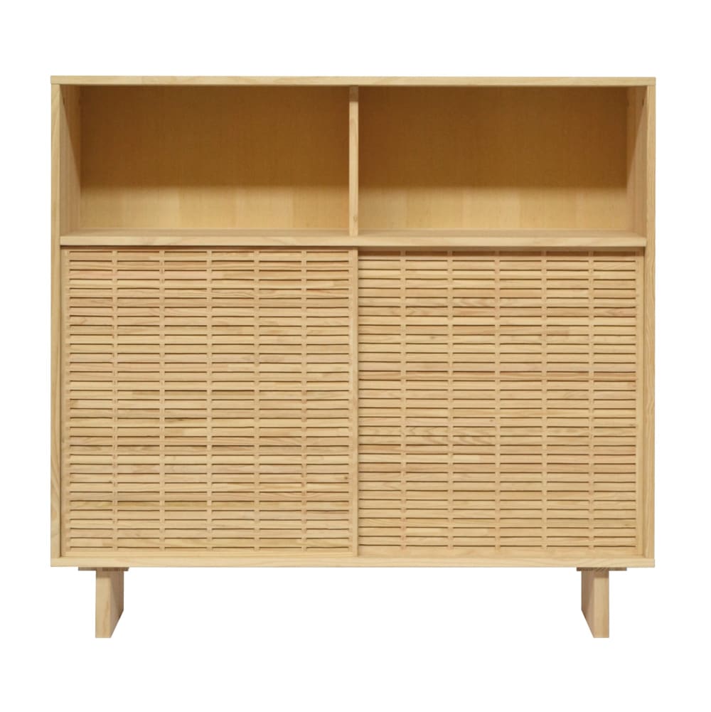 wohnli-moebel-suche-Hohes-Sideboard-aus-natuerlichem-Kiefernholz-120-cm-Lackiert Wohnli Möbelsuche - Hohes Sideboard aus natürlichem Kiefernholz 120 cm Lackiert