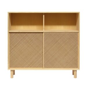 Wohnli Möbelsuche - Hohes Sideboard aus natürlichem Massivholz 120 cm Lackiert