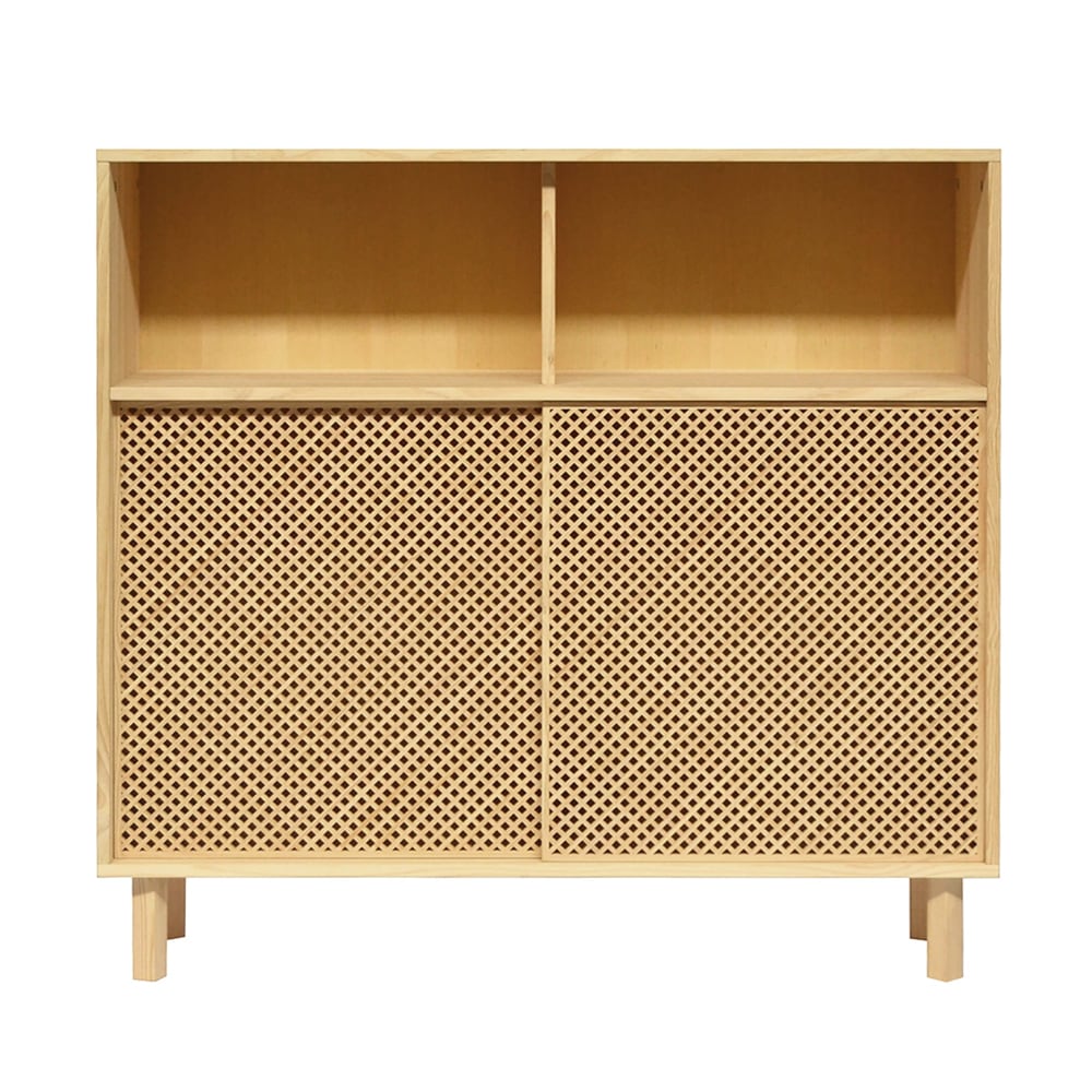 wohnli-moebel-suche-Hohes-Sideboard-aus-natuerlichem-Massivholz-120-cm-Unlackiert Wohnli Möbelsuche - Hohes Sideboard aus natürlichem Massivholz 120 cm Unlackiert