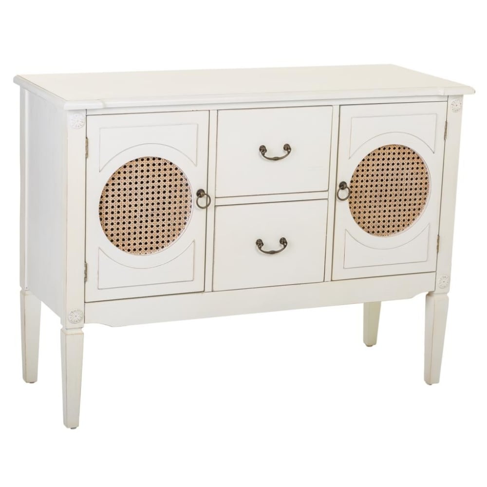 wohnli-moebel-suche-Holz-Konsole-mit-Gittern-106x40x78-weiss Wohnli Möbelsuche - Holz-Konsole mit Gittern