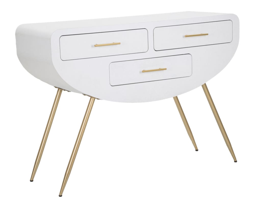 Wohnli Möbelsuche - Holzkonsole weiß cm 110x40x80