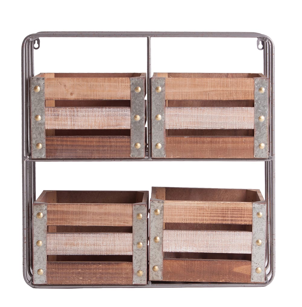 wohnli-moebel-suche-Holzregal-53x20x53-cm-braun Wohnli Möbelsuche - Holzregal - 53x20x53 cm