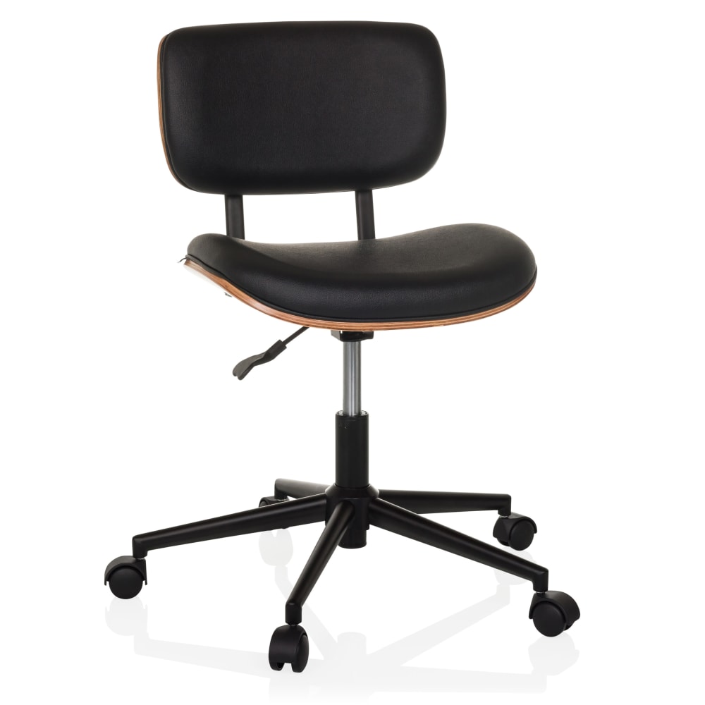 wohnli-moebel-suche-Home-Office-Buerostuhl-aus-Kunstleder-Schwarz Wohnli Möbelsuche - Home Office Bürostuhl aus Kunstleder
