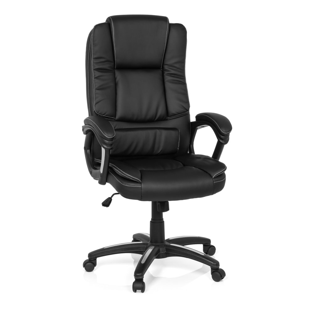 wohnli-moebel-suche-Home-Office-Buerostuhl-aus-Kunstleder-Schwarz Wohnli Möbelsuche - Home Office Bürostuhl aus Kunstleder