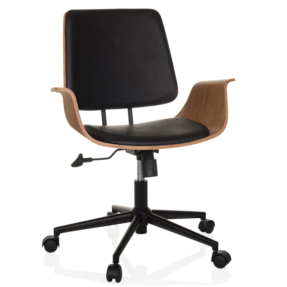 wohnli-moebel-suche-Home-Office-Buerostuhl-aus-Kunstleder-Schwarz Wohnli Möbelsuche - Home Office Bürostuhl aus Kunstleder