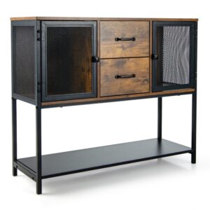Wohnli Möbelsuche - Industriell Sideboard aus Holz  100 x 35 x 85 cm
