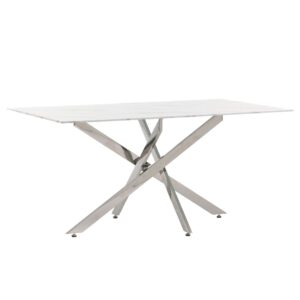 wohnli-moebel-suche-Innen-Tisch-160x90cm-Glasplatte-weisser-Marmorsilber Wohnli Möbelsuche - Innen-Tisch 160x90cm Glasplatte weißer Marmor/silber