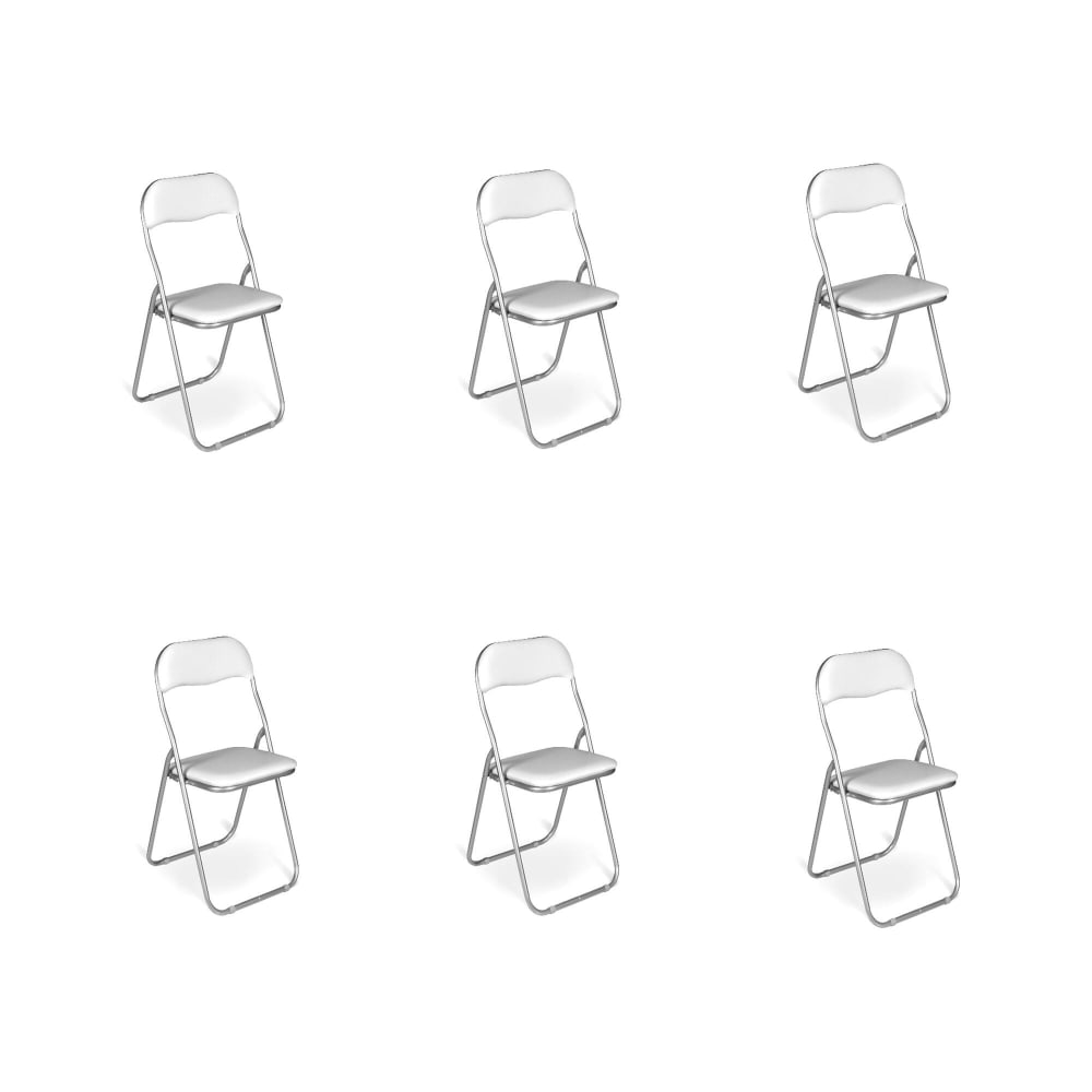 Wohnli Möbelsuche - Klappstuhl aus weißem Eisen