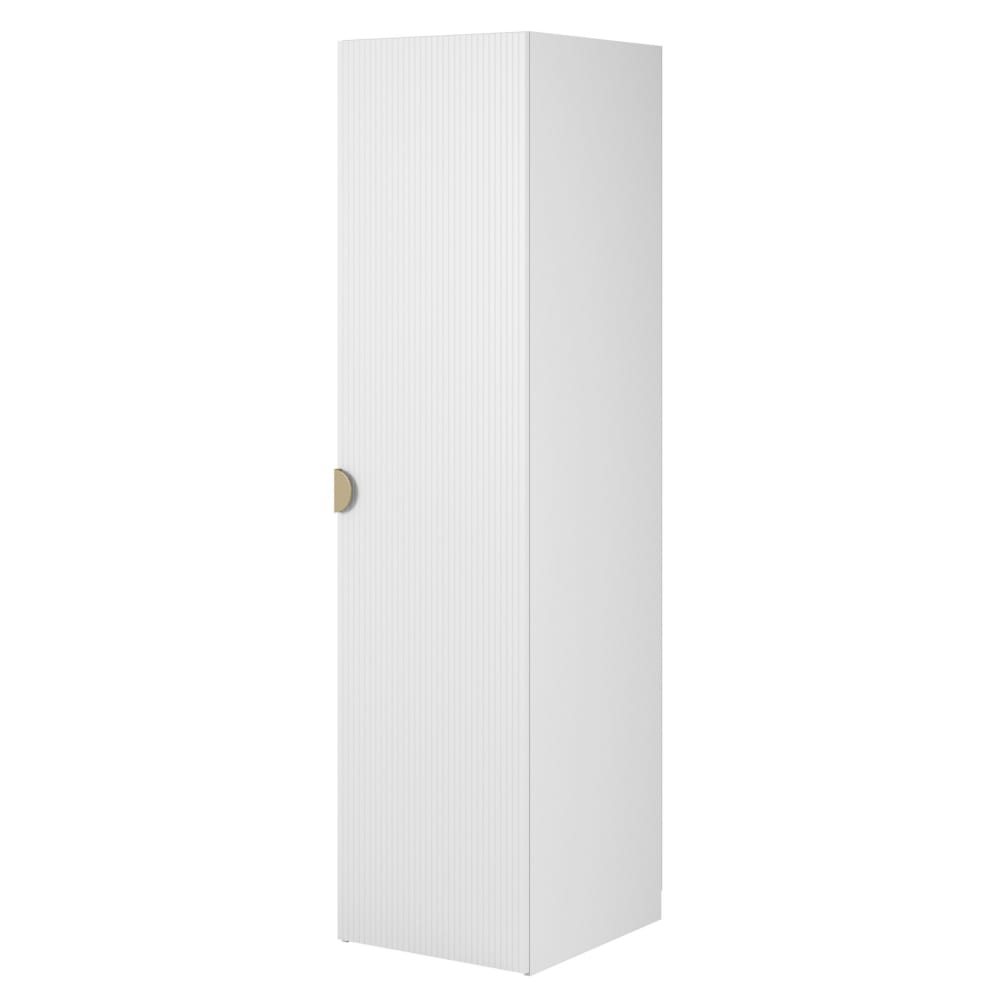 wohnli-moebel-suche-Kleiderschrank-1T-mit-Stange-50-cm-weiss Wohnli Möbelsuche - Kleiderschrank 1T mit Stange