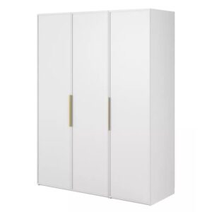 Wohnli Möbelsuche - Kleiderschrank 3T mit langer Stange & Schubladen