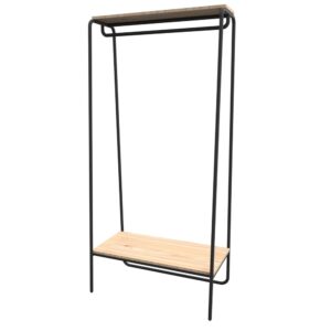 Wohnli Möbelsuche - Kleiderschrank Garderobe Regal aus Metall Holz