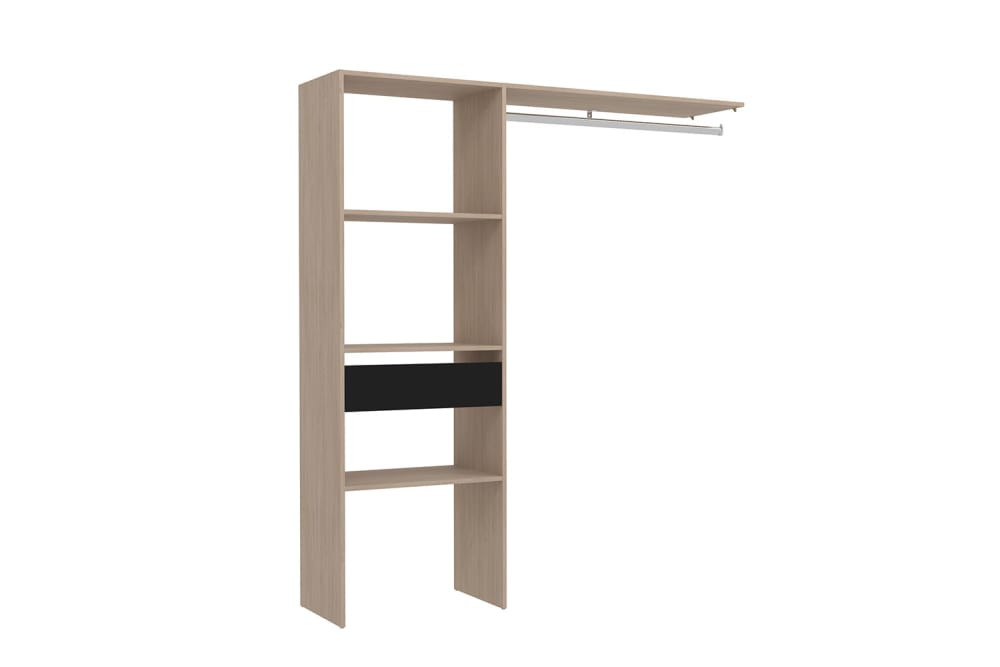 Wohnli Möbelsuche - Kleiderschrank mit 3 Regalen