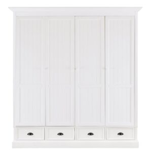 Wohnli Möbelsuche - Kleiderschrank mit 4 Türen und 4 Schubladen