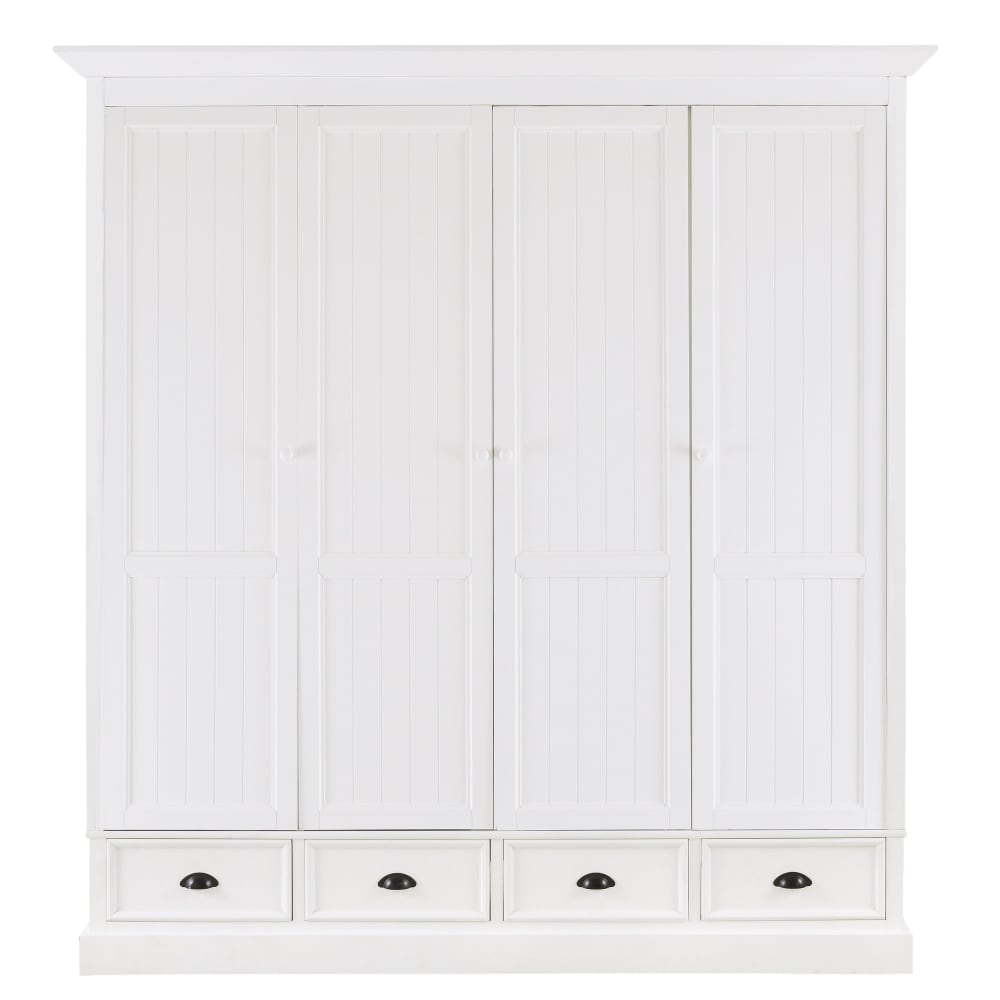 Wohnli Möbelsuche - Kleiderschrank mit 4 Türen und 4 Schubladen