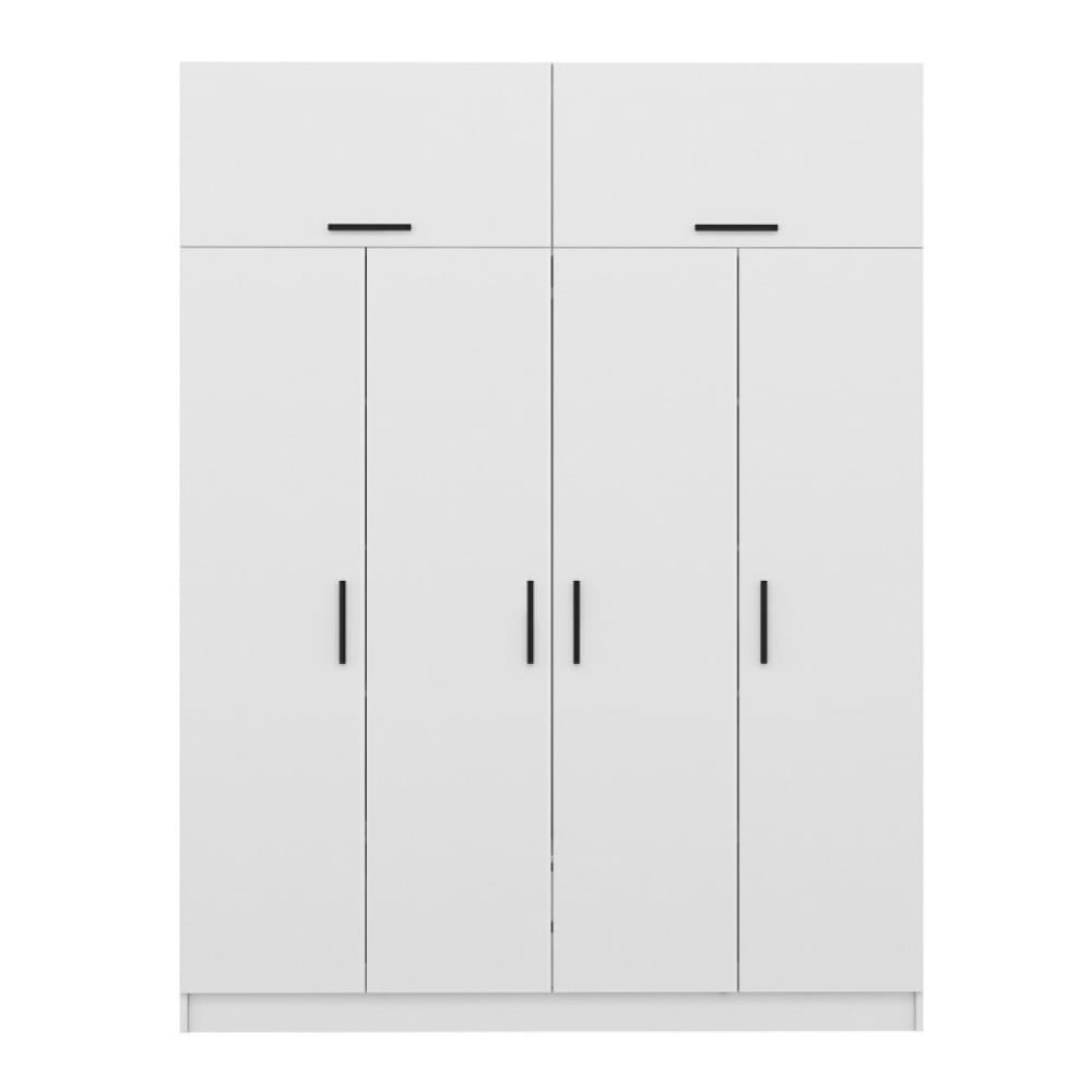 wohnli-moebel-suche-Kleiderschrank-mit-Regalen-und-Kleiderstange-15-Aufbewahrungsfaecher-We Wohnli Möbelsuche - Kleiderschrank mit Regalen und Kleiderstange 15 Aufbewahrungsfächer We