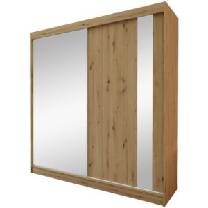 wohnli-moebel-suche-Kleiderschrank-mit-Spiegel-und-Schubladeneinsaetze-200x216-Artisan Wohnli Möbelsuche - Kleiderschrank mit Spiegel und Schubladeneinsätze