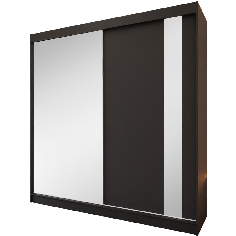 wohnli-moebel-suche-Kleiderschrank-mit-Spiegel-und-Schubladeneinsaetze-200x216-schwarz Wohnli Möbelsuche - Kleiderschrank mit Spiegel und Schubladeneinsätze