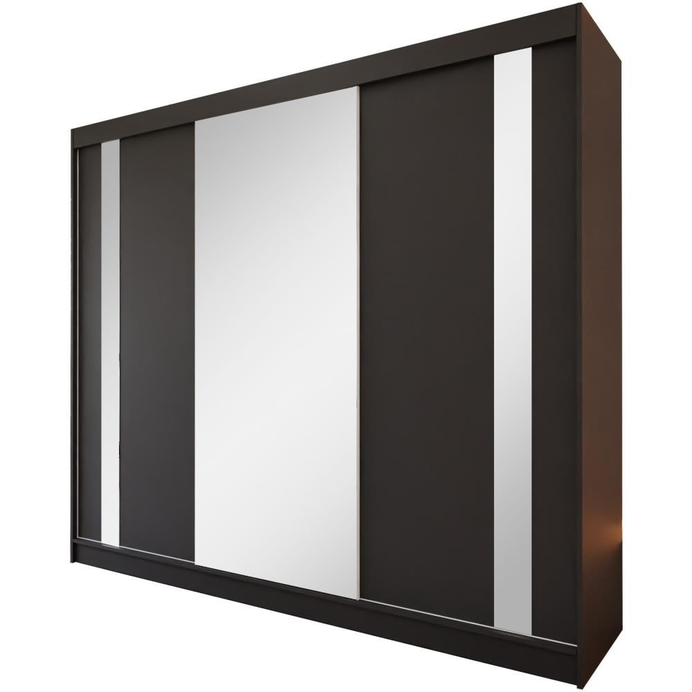 wohnli-moebel-suche-Kleiderschrank-mit-Spiegel-und-Schubladeneinsaetze-240x216-schwarz Wohnli Möbelsuche - Kleiderschrank mit Spiegel und Schubladeneinsätze