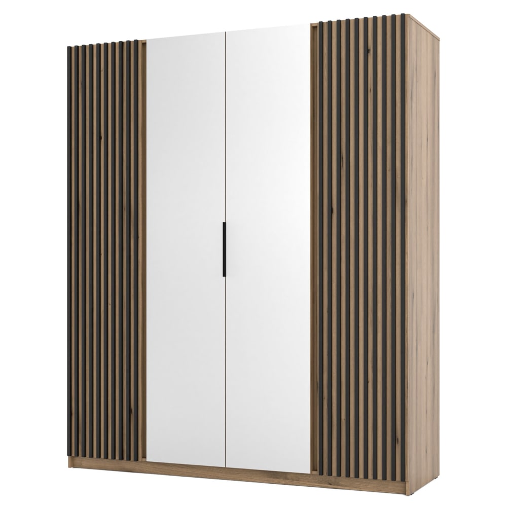 Wohnli Möbelsuche - Kleiderschrank mit seitlichen Lamellen