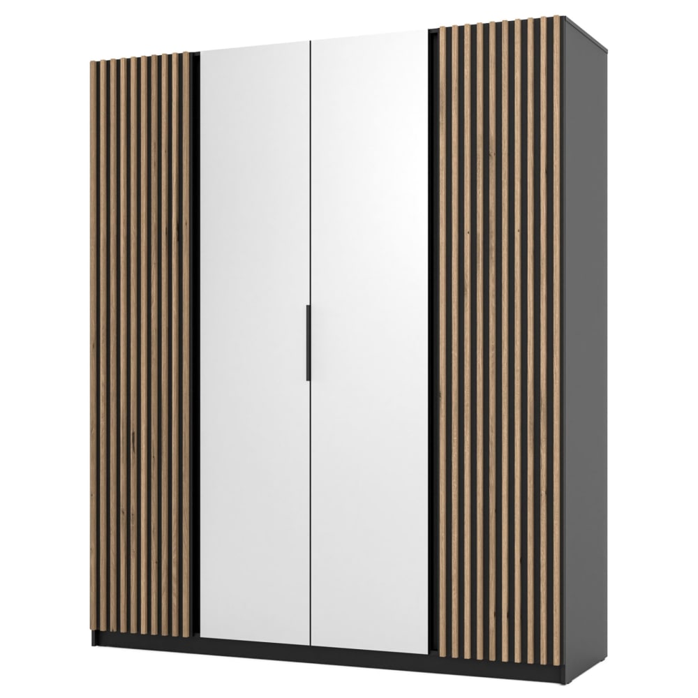 Wohnli Möbelsuche - Kleiderschrank mit seitlichen Lamellen